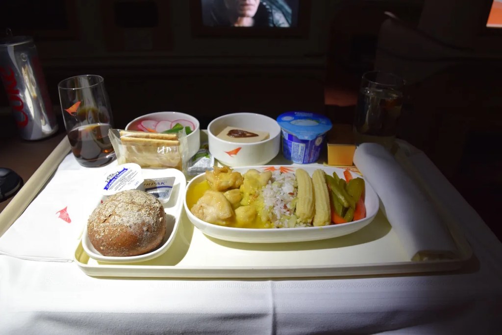 Air India Executive Class - Dinner