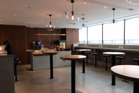 Cathay Pacific Business Class lounge at Bangkok airport - Buffet