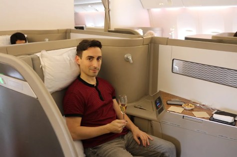 Cathay Pacific First Class suite on B777-300ER