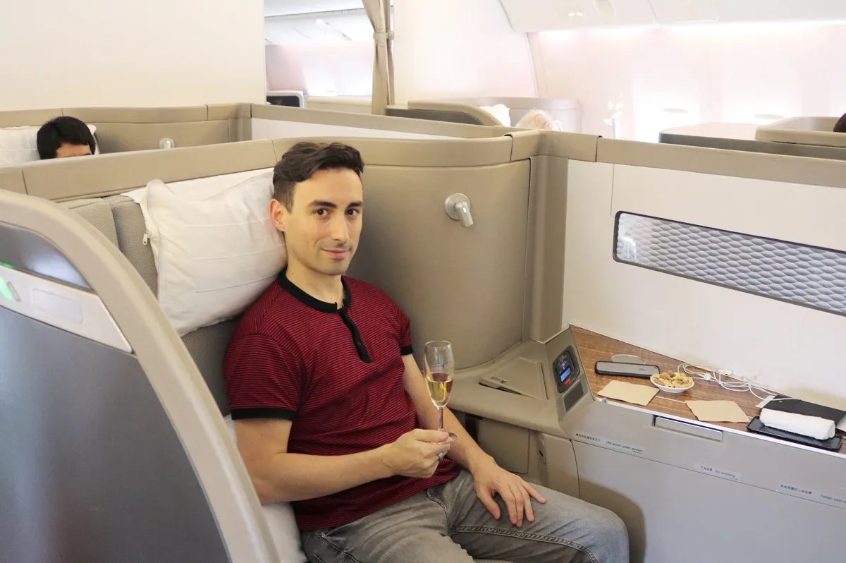 Cathay Pacific First Class suite on B777-300ER