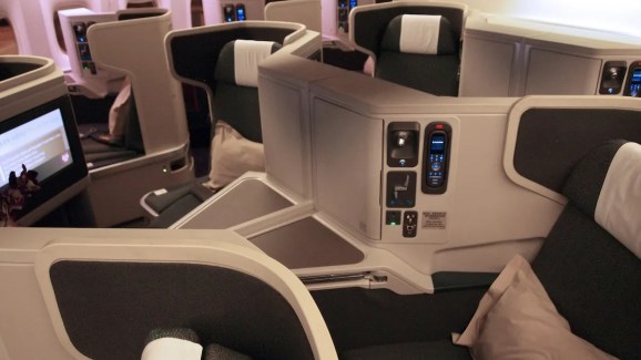 Cathay Pacific Business Class - Cabin