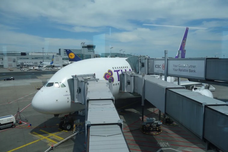 Thai Airways A380 Royal First Class - Boarding