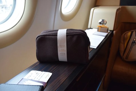 Etihad Airways Diamond First Class amenities