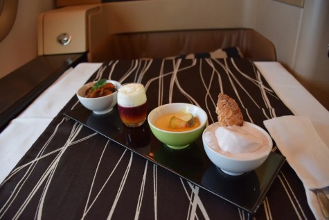 Etihad Airways Diamond First Class - DInner dessert