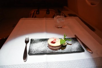 Qatar Airways First Class - Dinner dessert