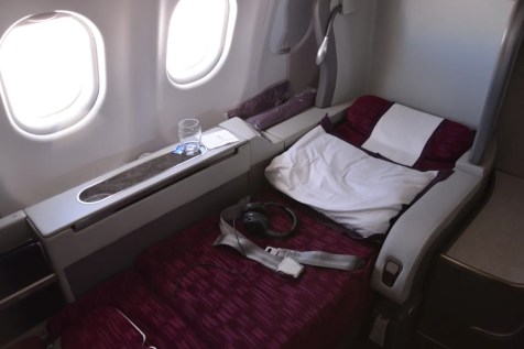 Qatar Airways First Class - Bed 2