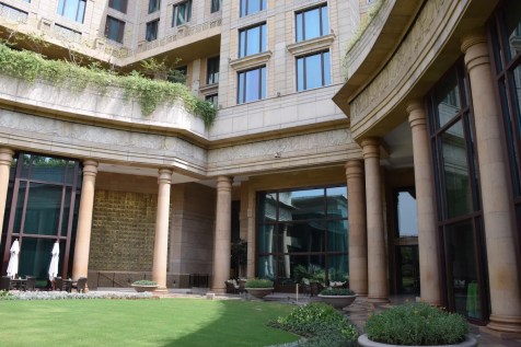 Interior courtyard entrance