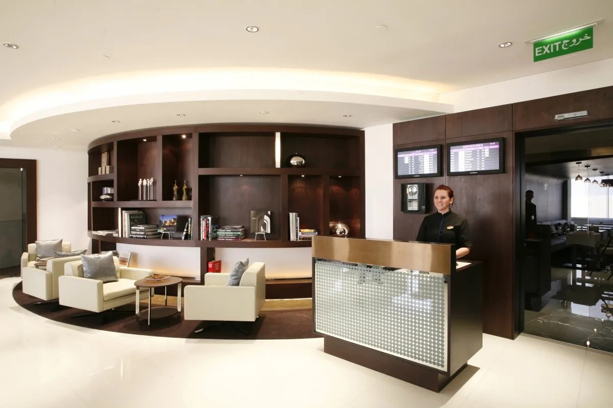 Etihad Airways Diamond First Class lounge in Abu Dhabi