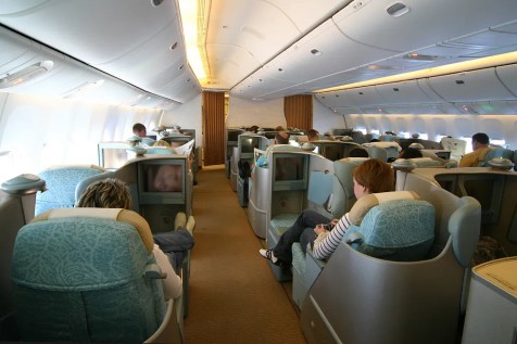 Etihad Airways Pearl Business Class - Cabin