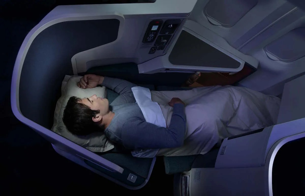 A night in Cathay Pacific Business Class