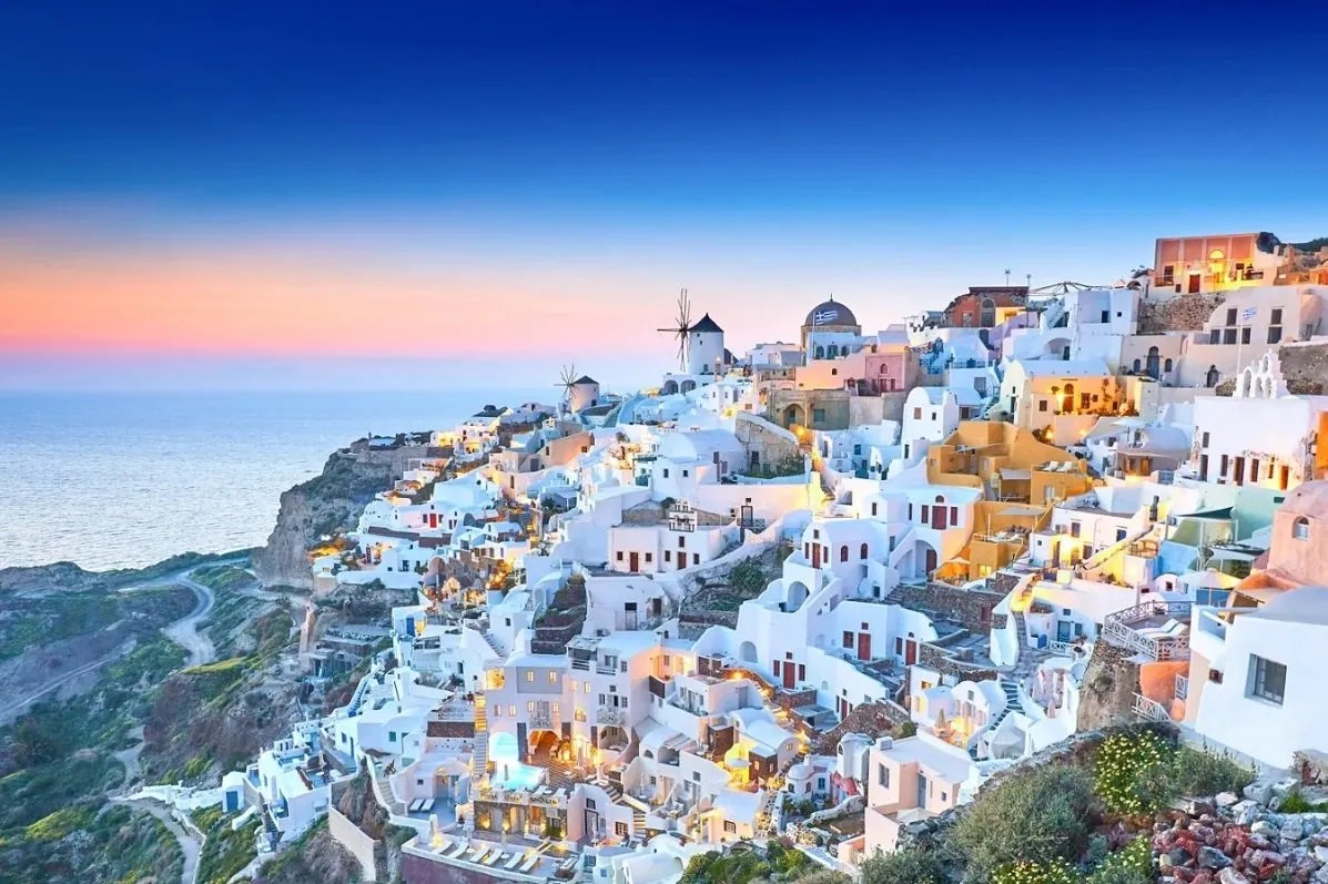 Greece sunset the luxe insider