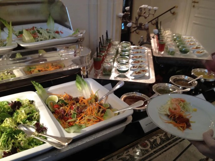 Shangri-La Paris - La Bauhinia brunch salad buffet