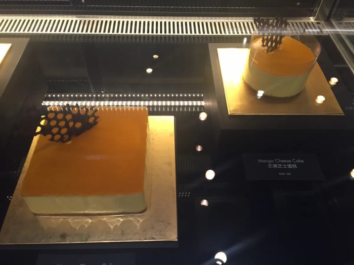 Gucci Restaurant Shanghai - Homemade cake bar (mango cheesecake)