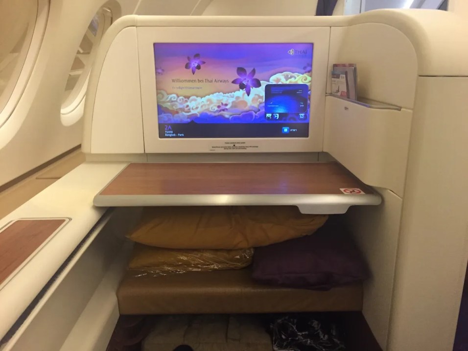 Thai Airways A380 Royal First Class - Window seat 2A