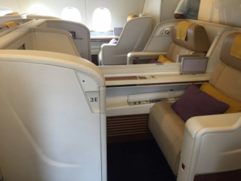 Thai Airways A380 Royal First Class - Middle seats