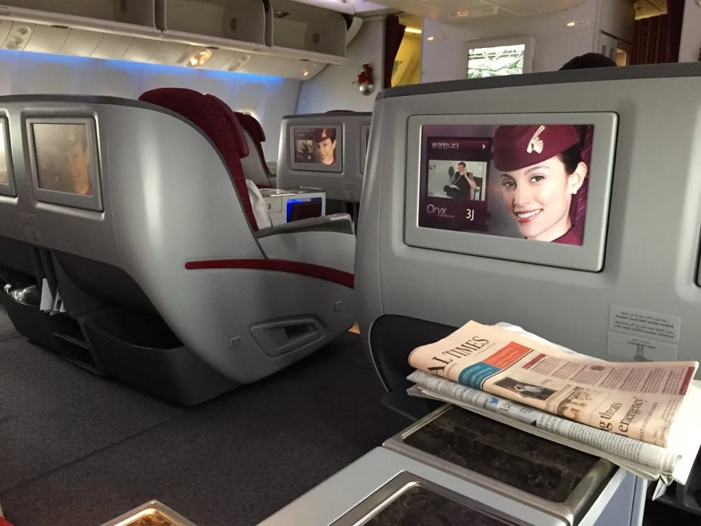 Qatar Airways Business Class - Seat