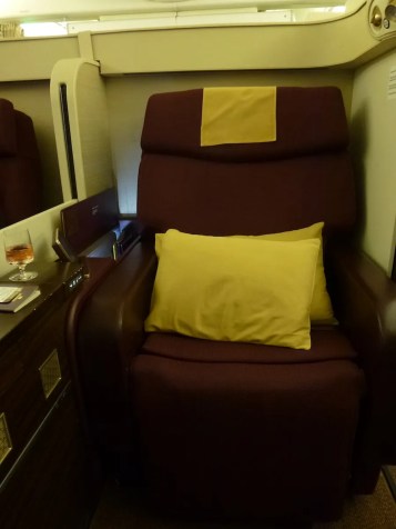 Thai Airways Royal First Class - Seat