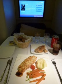 Thai Airways Royal First Class - Grilled lobster