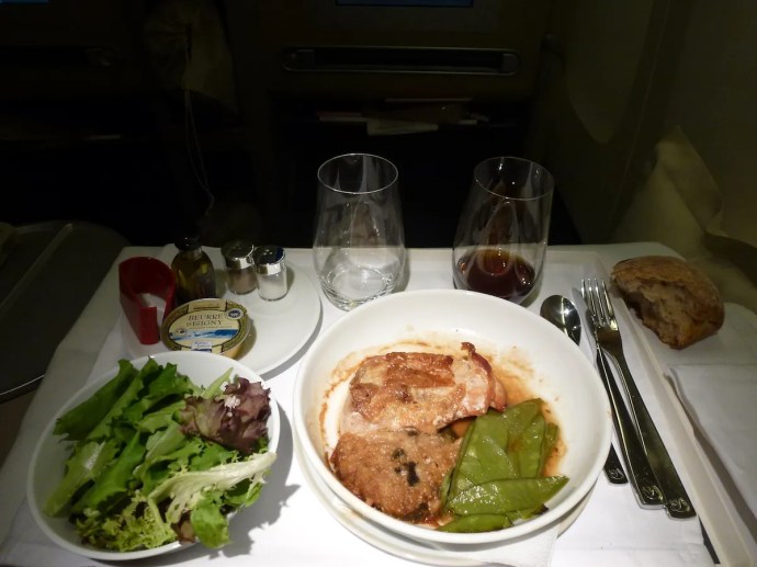 Air France Business Class - Catering