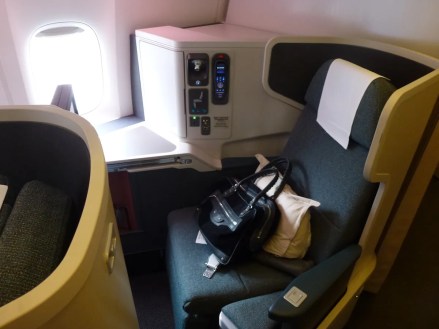 Cathay Pacific Business Class A330 - Seat