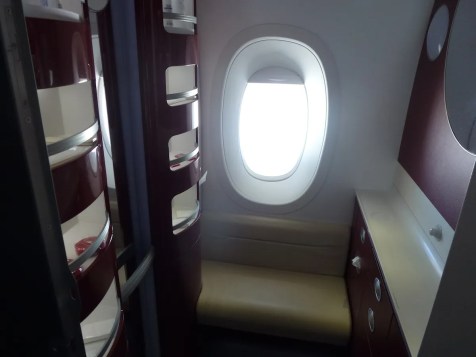 Air France First Class A380 - Changing room