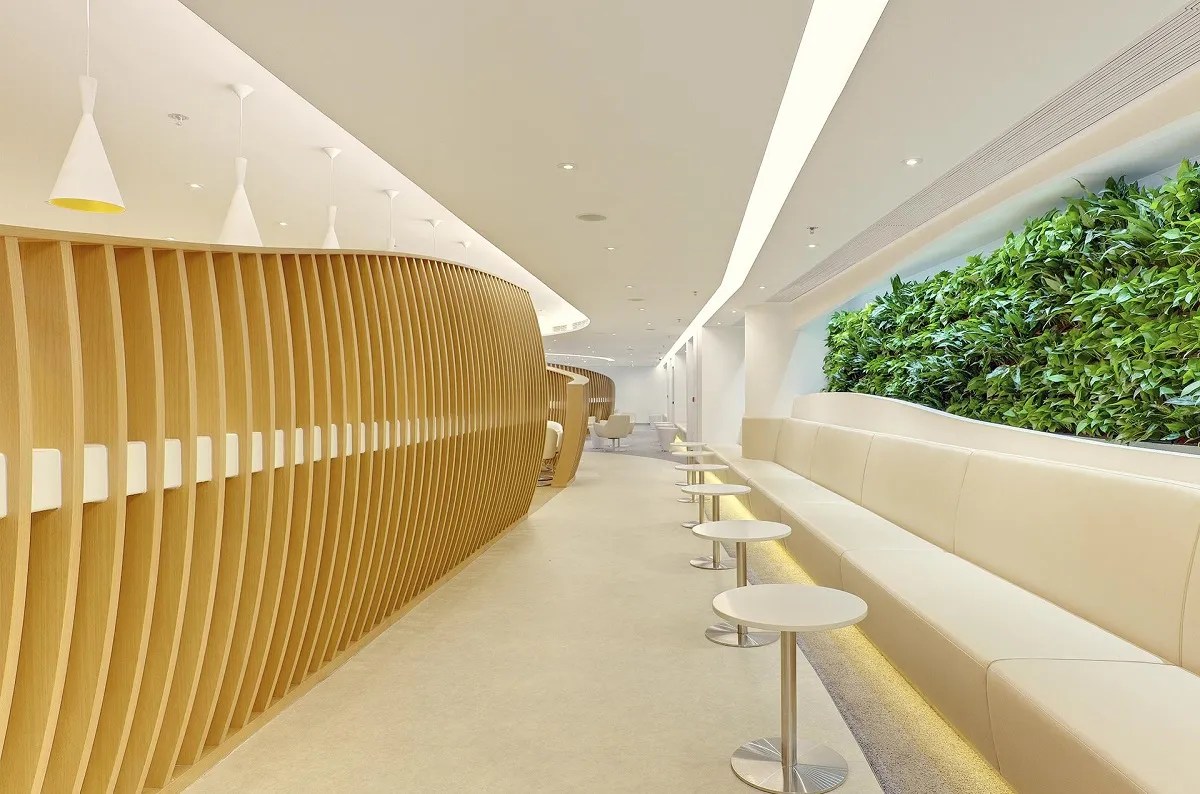 Skyteam lounge at Hong Kong international airport