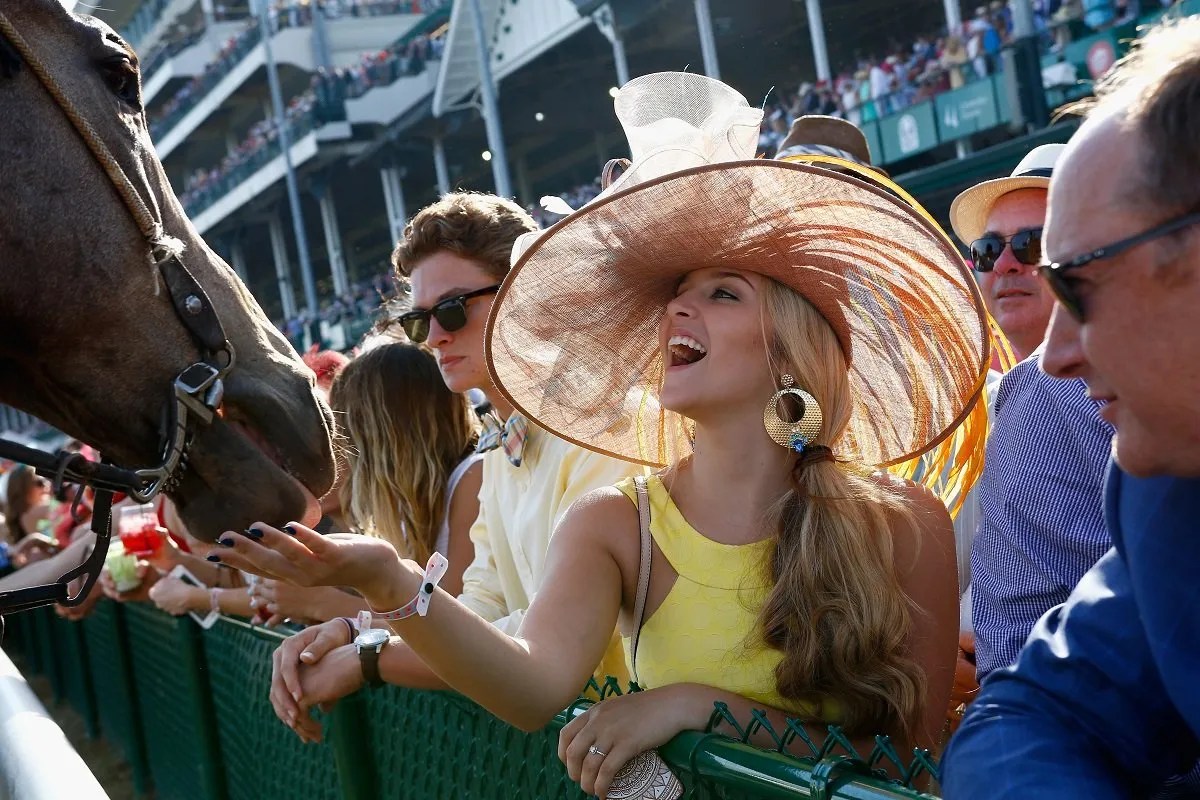 Super rich experiencing Kentucky Derby