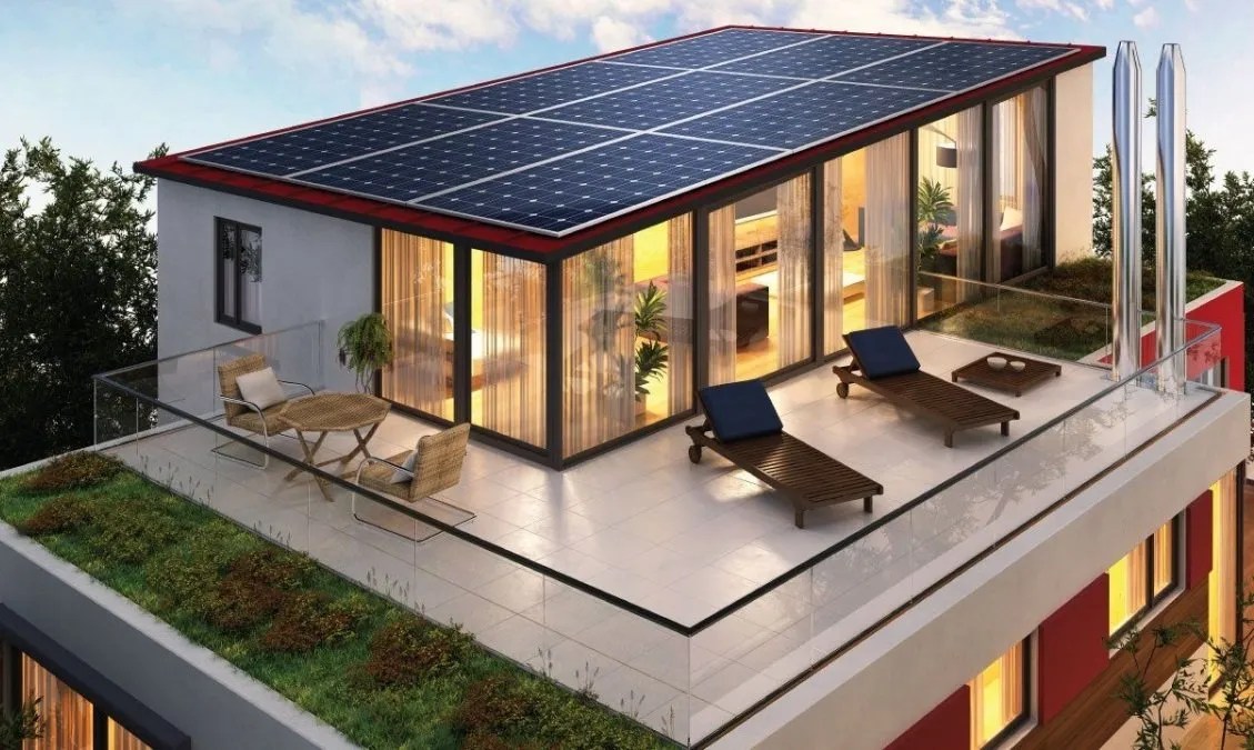 Home investment with solar panels