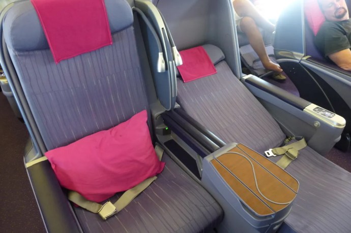 Thai Airways Business Class - Seat