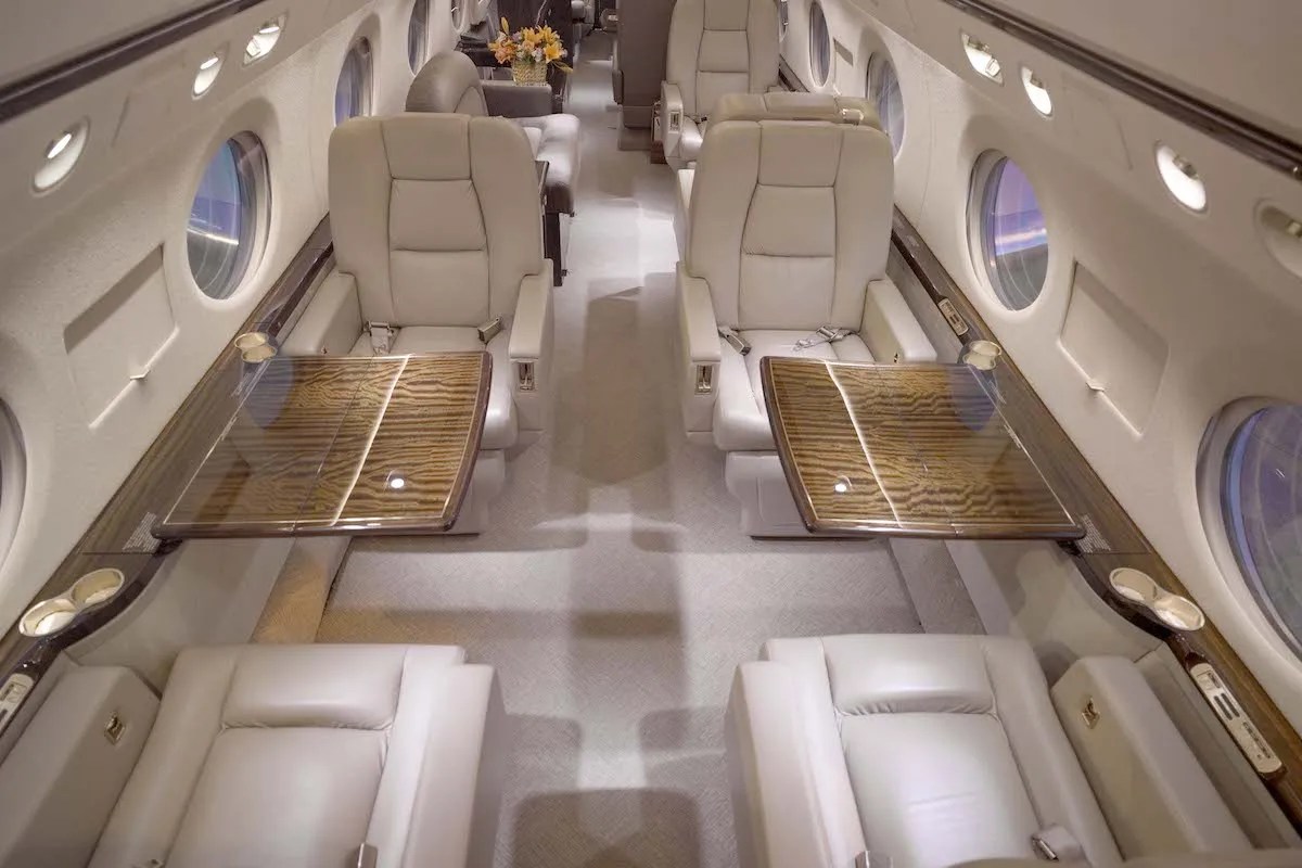 Gulfstream G550 interior