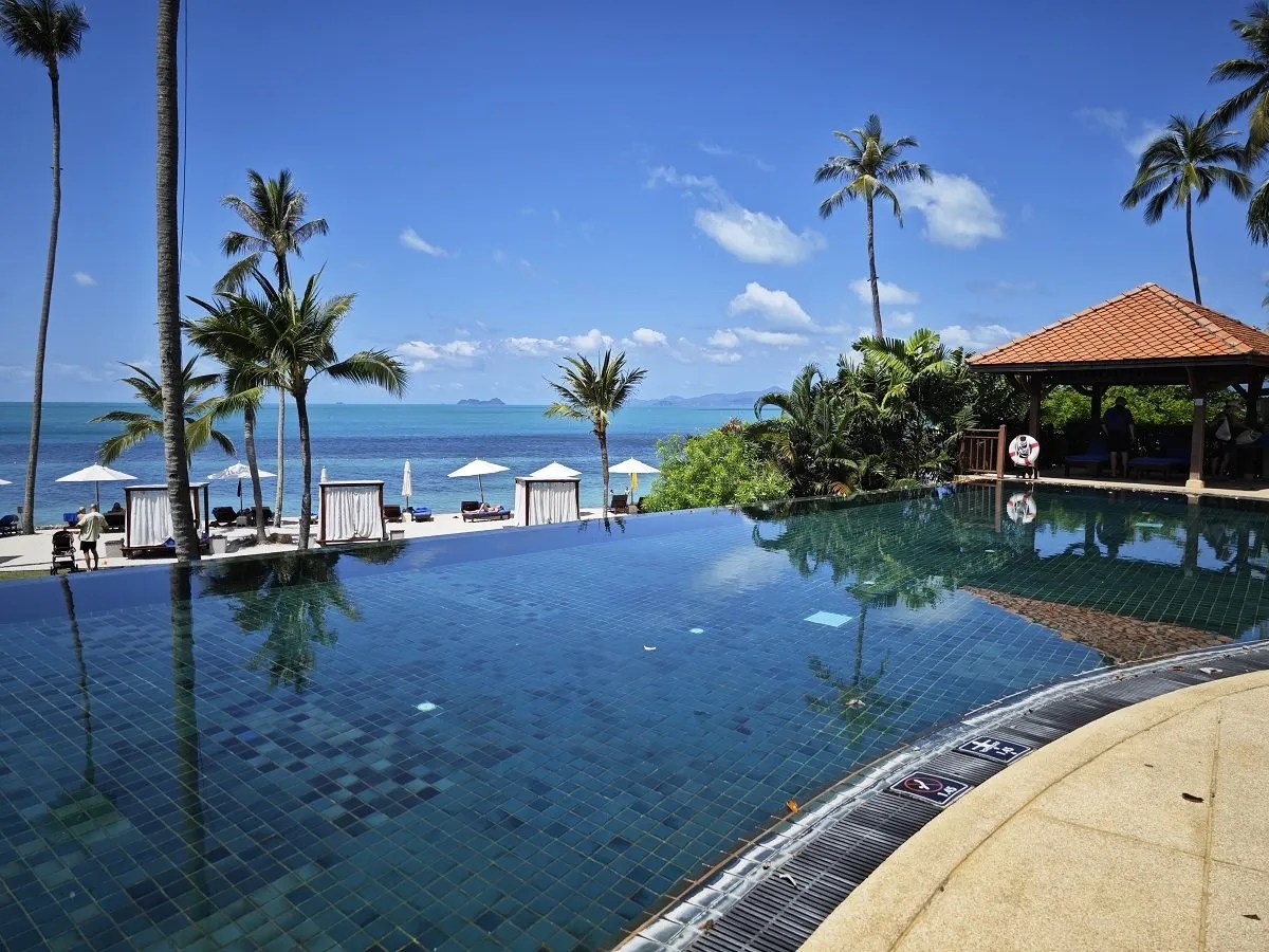 Resort's pool next to Spa