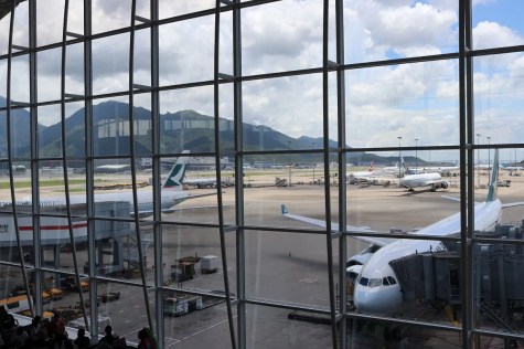 View from The Wing First Class lounge