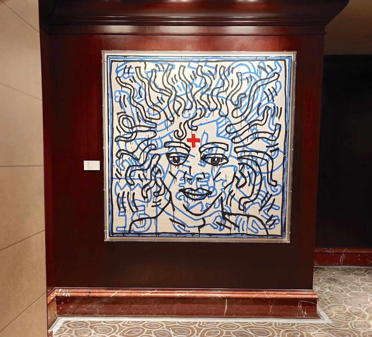 Peninsula New York - Keith Haring art pieces at the Bar