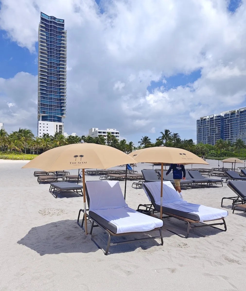 The Setai Miami Beach - Private beach